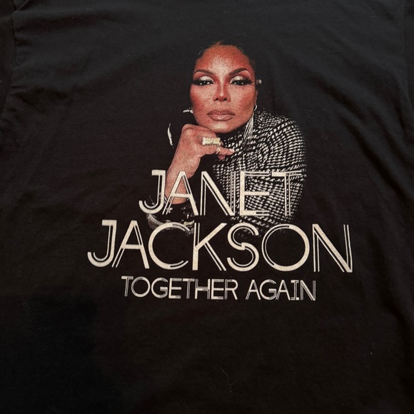 Janet Jackson Together Again 2023 Tour T-shirt featuring Ludacris Unisex. XL - Picture 2 of 8